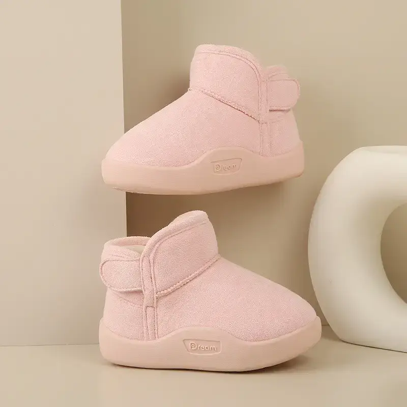 Winter Fleece Lined Baby Toddler Snow Boots Non-Slip Soft Sole