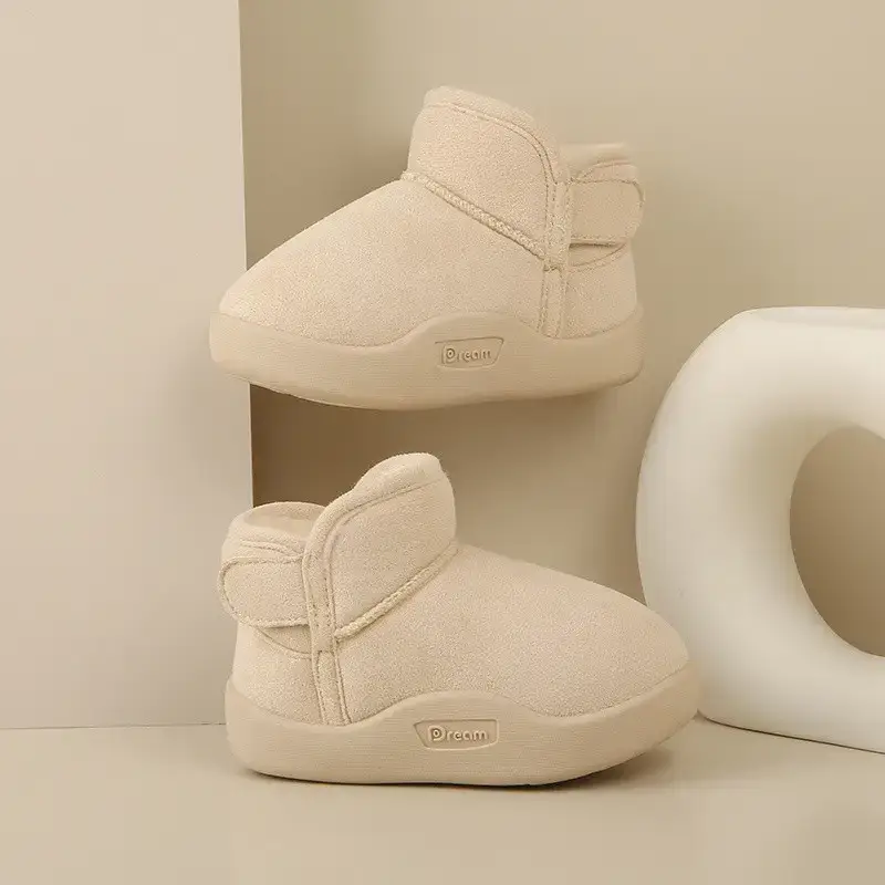 Winter Fleece Lined Baby Toddler Snow Boots Non-Slip Soft Sole