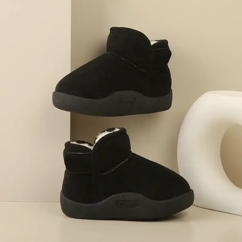 Winter Fleece Lined Baby Toddler Snow Boots Non-Slip Soft Sole