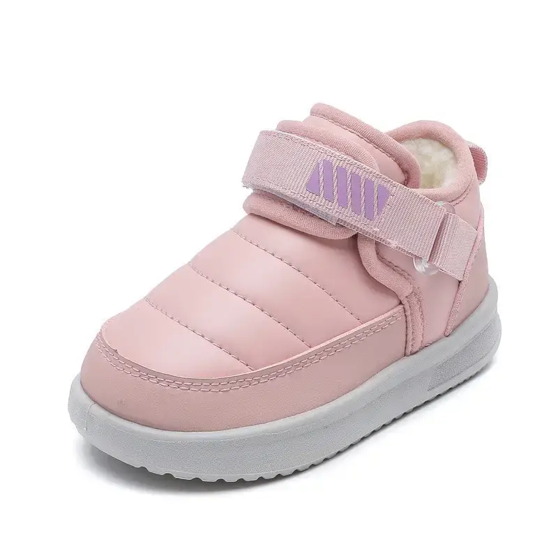 Winter Fleece Lined Baby Toddler Snow Boots Non-Slip Soft Sole