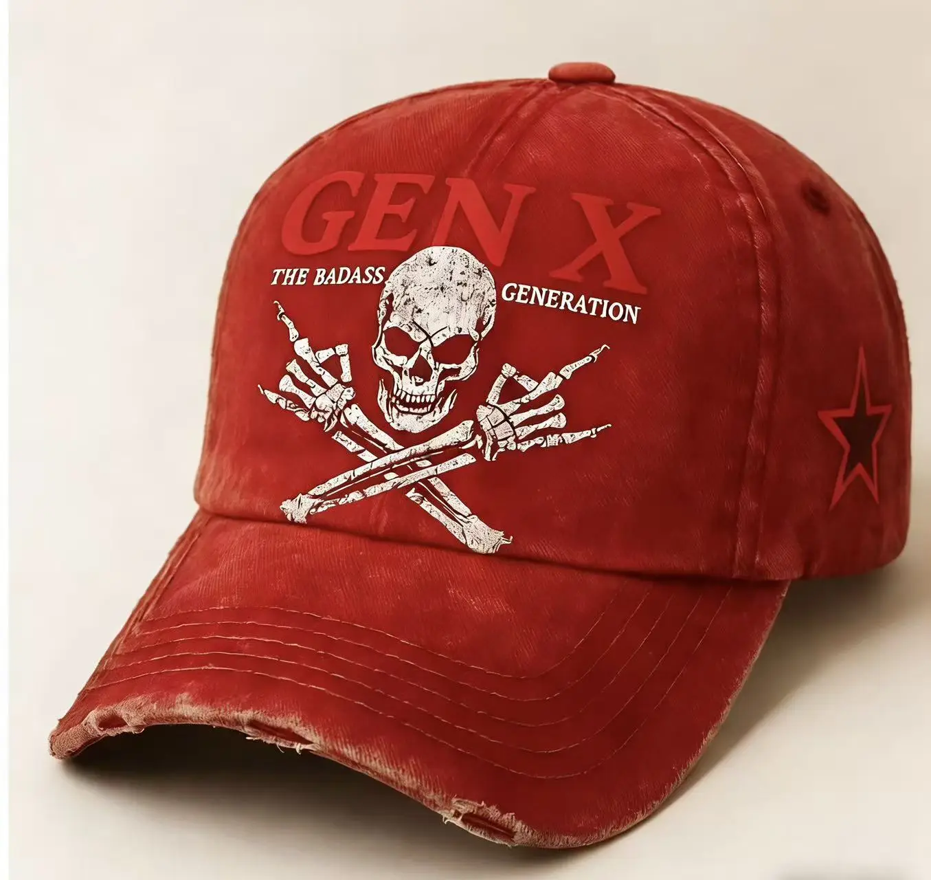 Cross-Border Veteran Eagle Cap Men White 250th Anniversary