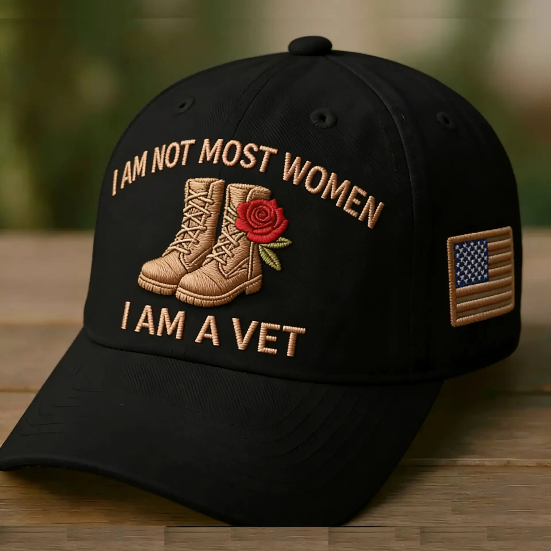 Cross-Border Veteran Eagle Cap Men White 250th Anniversary