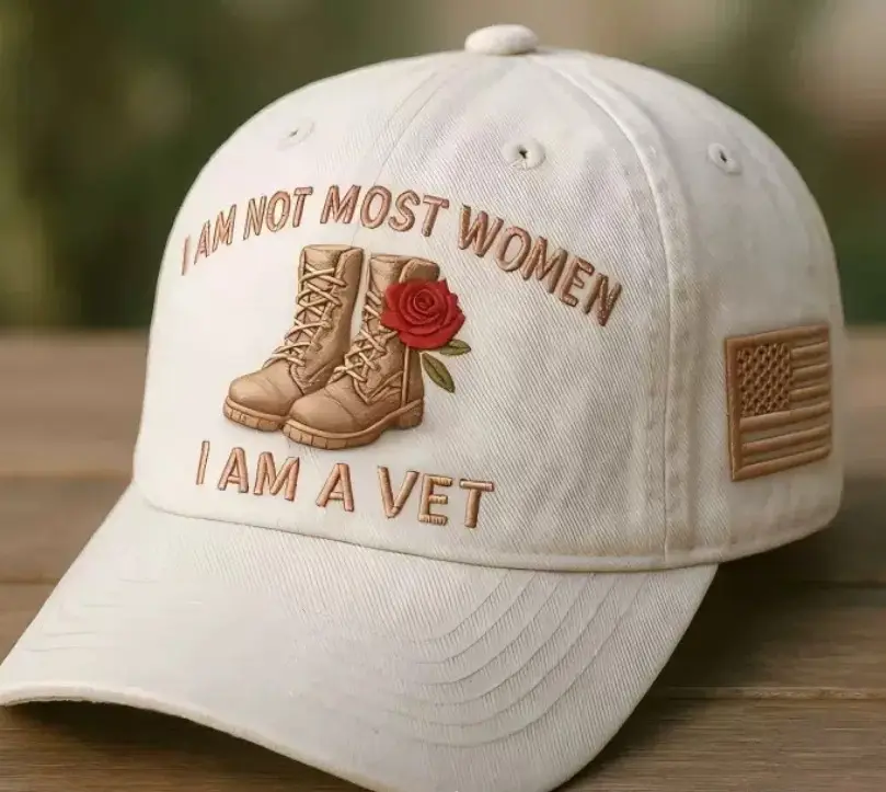 Cross-Border Veteran Eagle Cap Men White 250th Anniversary