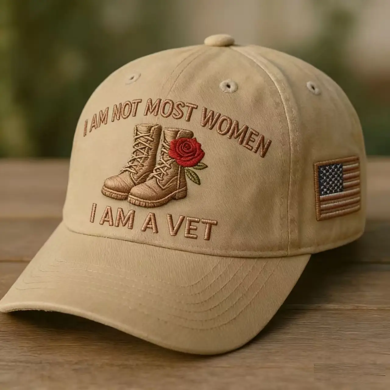 Cross-Border Veteran Eagle Cap Men White 250th Anniversary