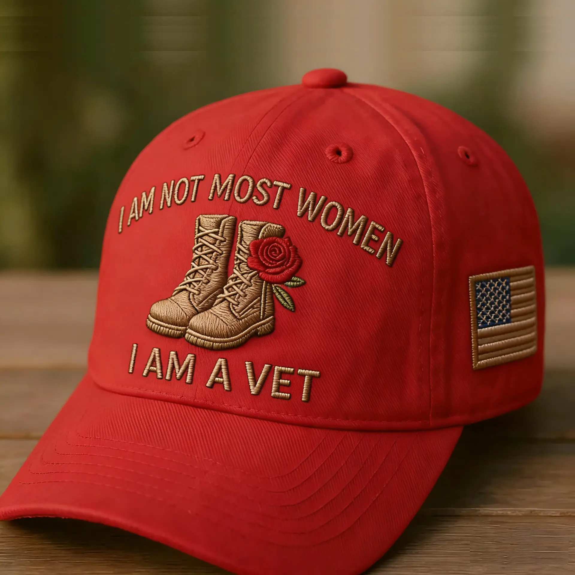Cross-Border Veteran Eagle Cap Men White 250th Anniversary