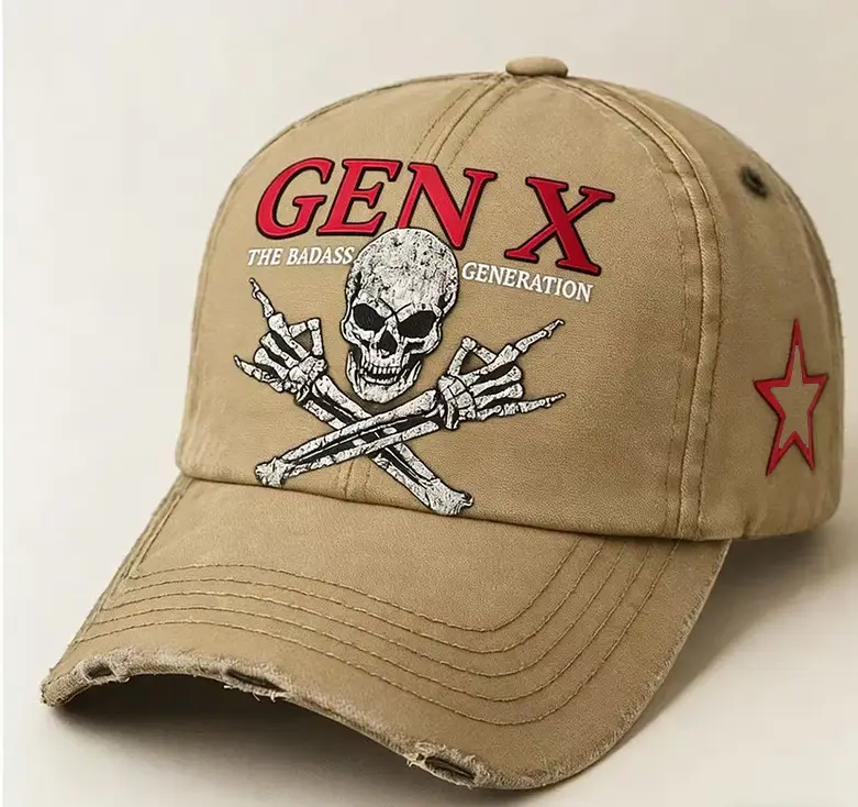 Cross-Border Veteran Eagle Cap Men White 250th Anniversary