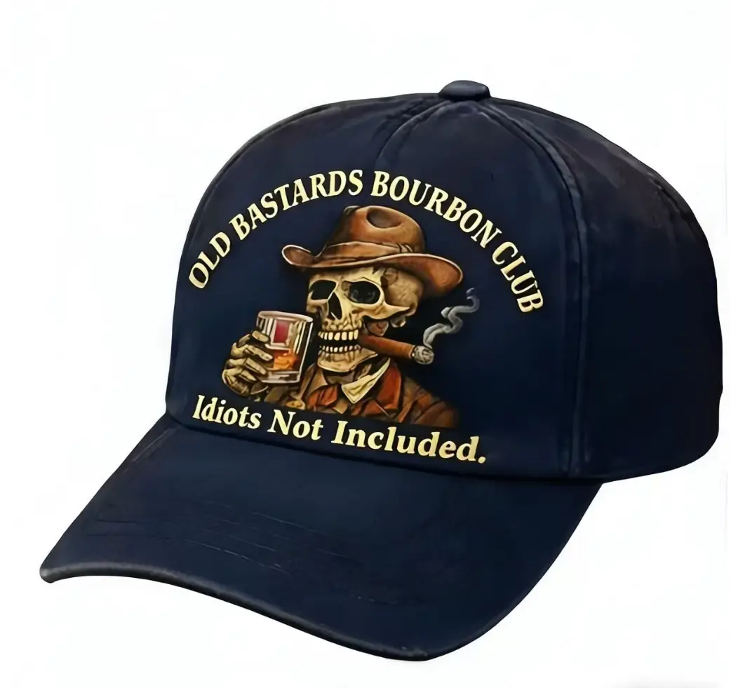 Cross-Border Veteran Eagle Cap Men White 250th Anniversary