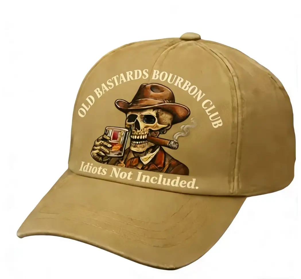 Cross-Border Veteran Eagle Cap Men White 250th Anniversary
