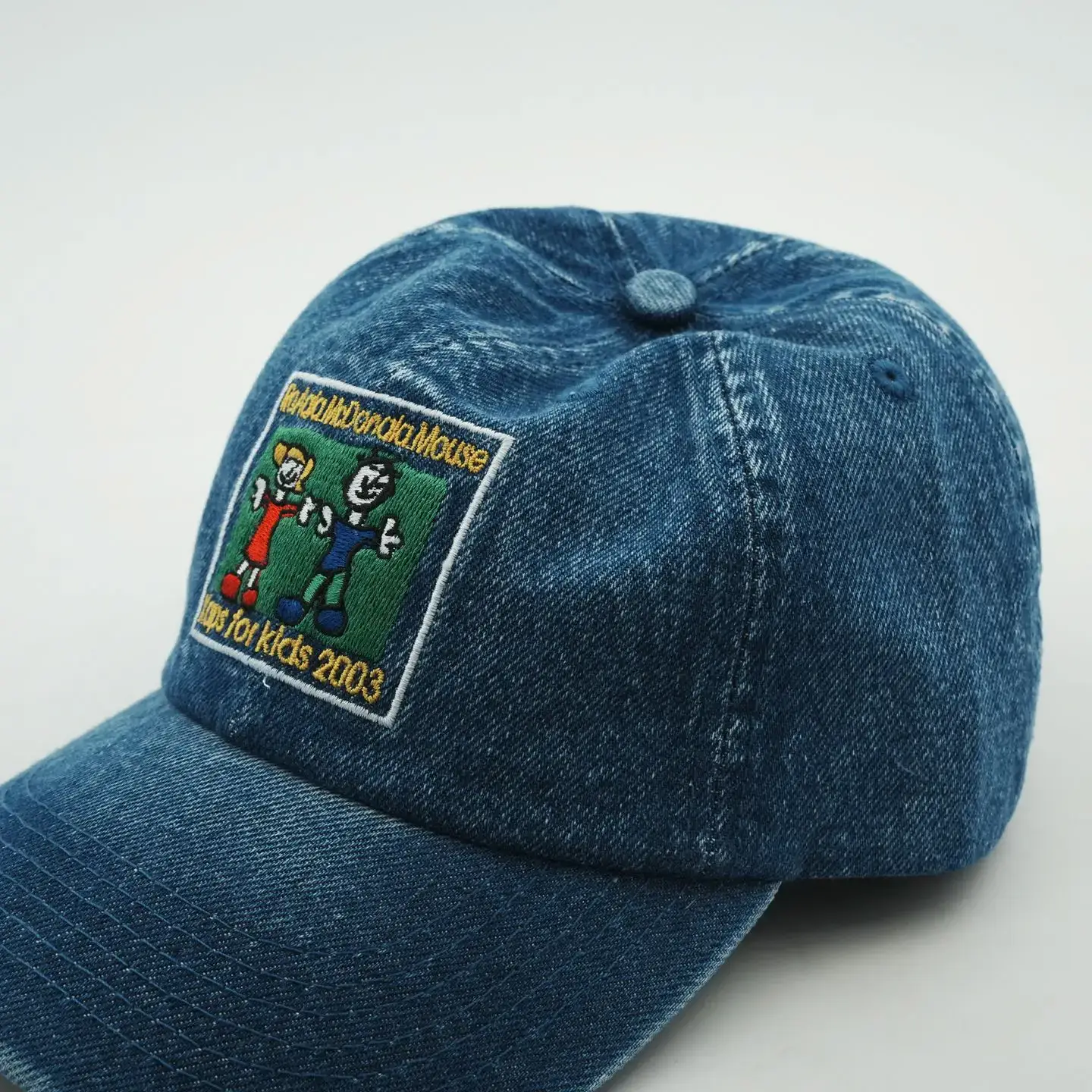 Korean Style Cartoon Hat Adjustable Baseball Cap Blue - Image 5