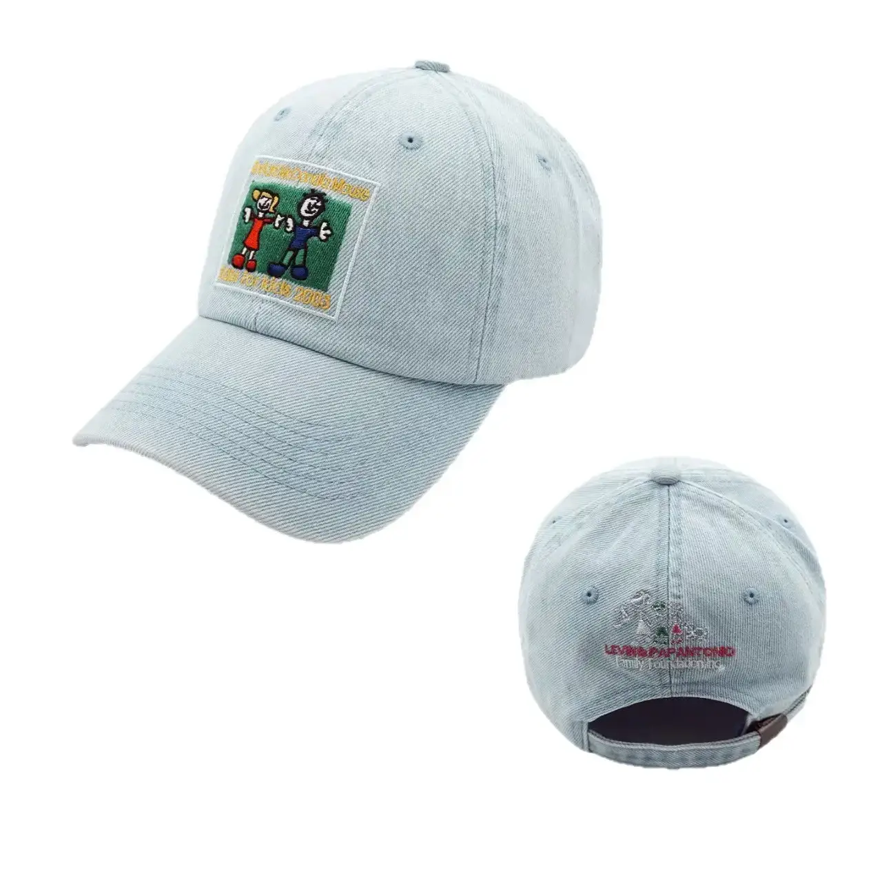Korean Style Cartoon Hat Adjustable Baseball Cap Blue - Image 7