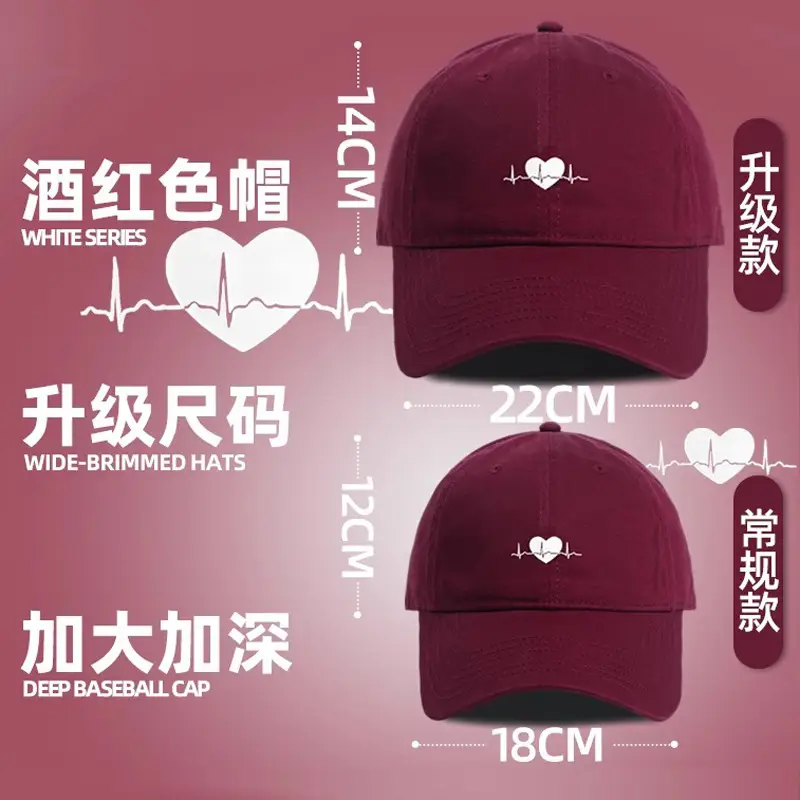 Japanese Retro Heat Transfer Baseball Cap for Women Large - Image 40
