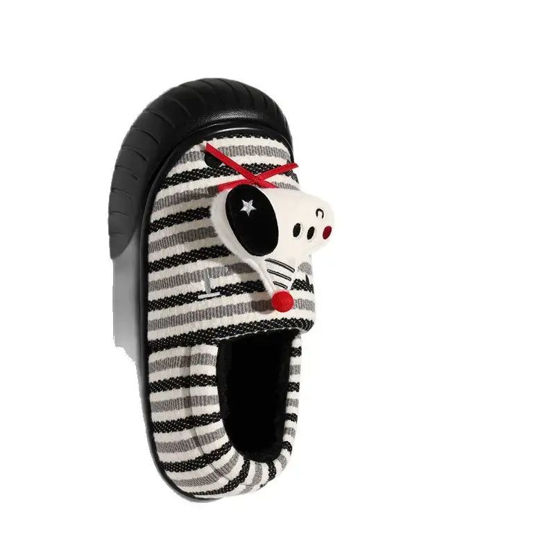 Cute Plush Winter Slippers for Women 4.5cm Warm Anti-Slip