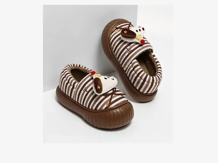 Cute Plush Winter Slippers for Women 4.5cm Warm Anti-Slip — feature 12