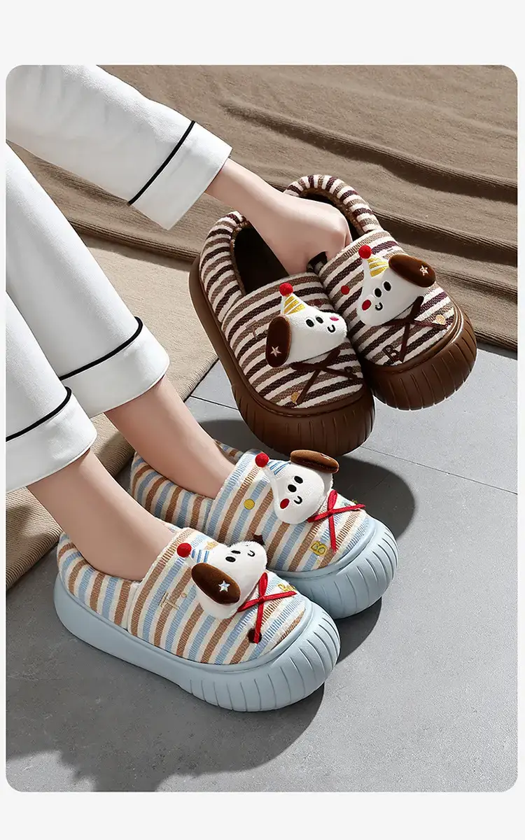 Cute Plush Winter Slippers for Women 4.5cm Warm Anti-Slip — feature 13