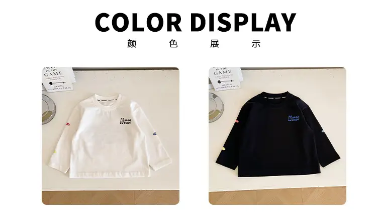 Kids T-Shirt Set Nausicaa Print Cotton Black White — feature 6