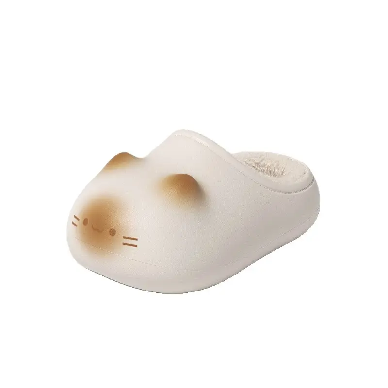 Cartoon Cat Cotton Winter Slippers Women's Indoor Non-Slip - Image 7