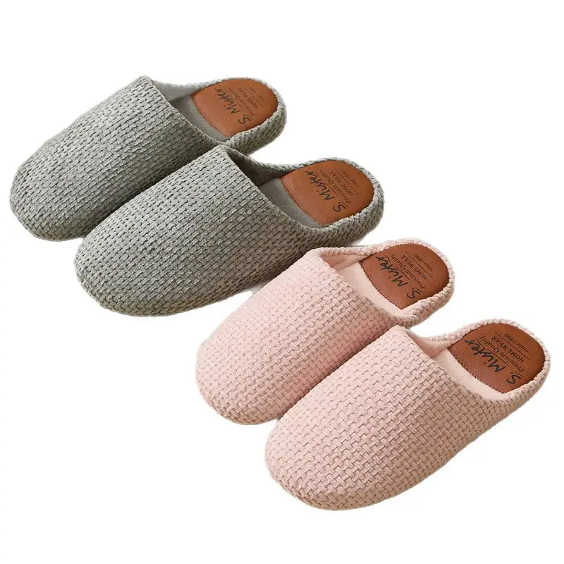 Cotton Slippers for Men in Winter 2025 New Indoor Home Warm Fleece-Lined Anti-Slip Anti-Odor Thick-Soled Classy Cotton Shoes for Women - Image 6