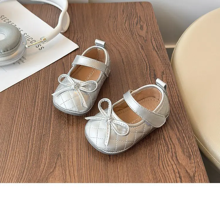 Little Baby Princess Shoes Spring and Autum Soft-Soled Baby Shoes for Girls Toddler Shoes 1 to 3 Years Old Soft Leather Girls' Shoes Flats — feature 14