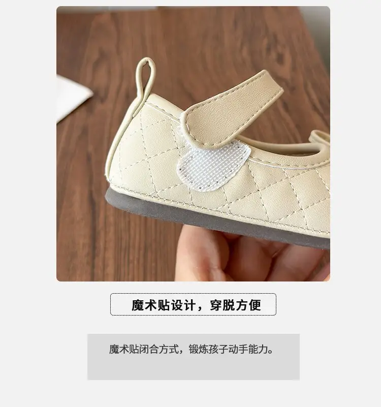 Little Baby Princess Shoes Spring and Autum Soft-Soled Baby Shoes for Girls Toddler Shoes 1 to 3 Years Old Soft Leather Girls' Shoes Flats — feature 5