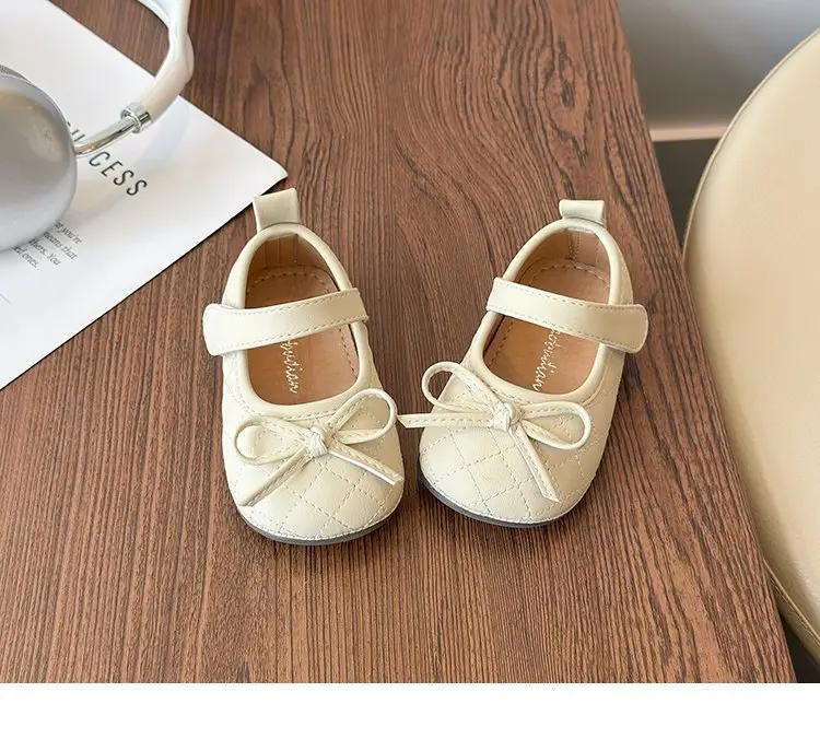Little Baby Princess Shoes Spring and Autum Soft-Soled Baby Shoes for Girls Toddler Shoes 1 to 3 Years Old Soft Leather Girls' Shoes Flats — feature 7