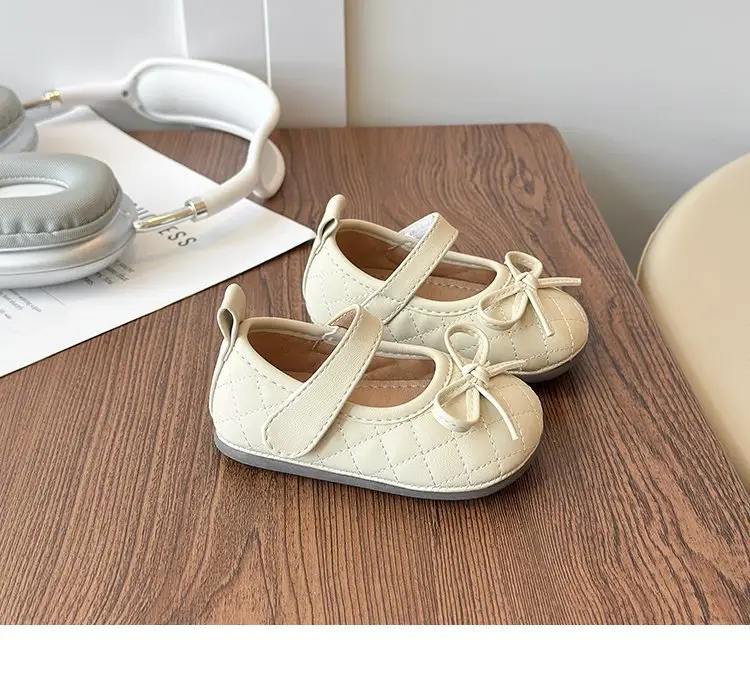 Little Baby Princess Shoes Spring and Autum Soft-Soled Baby Shoes for Girls Toddler Shoes 1 to 3 Years Old Soft Leather Girls' Shoes Flats — feature 8