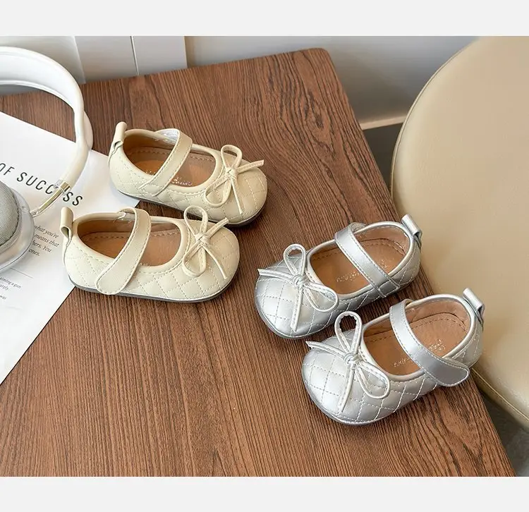 Little Baby Princess Shoes Spring and Autum Soft-Soled Baby Shoes for Girls Toddler Shoes 1 to 3 Years Old Soft Leather Girls' Shoes Flats — feature 9