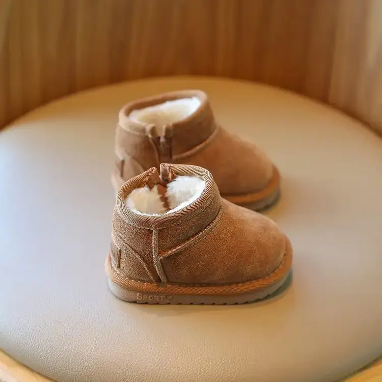 Baby Velvet Snow Boots for Toddler Warm Winter Shoes