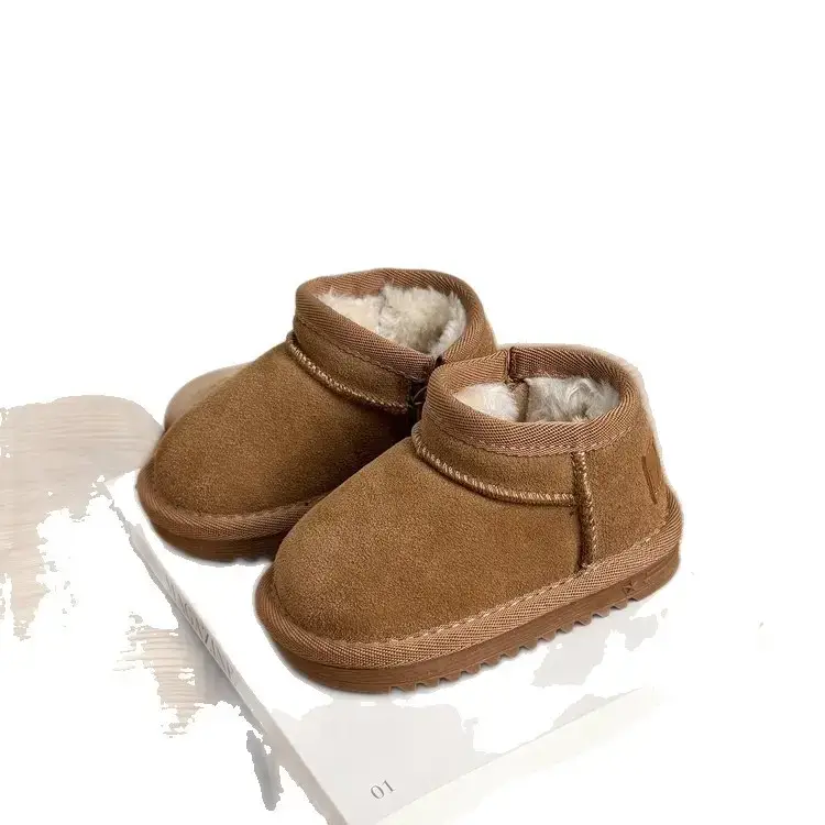 Baby Velvet Snow Boots for Toddler Warm Winter Shoes