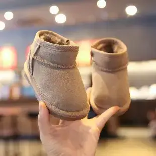 Baby Velvet Snow Boots for Toddler Warm Winter Shoes