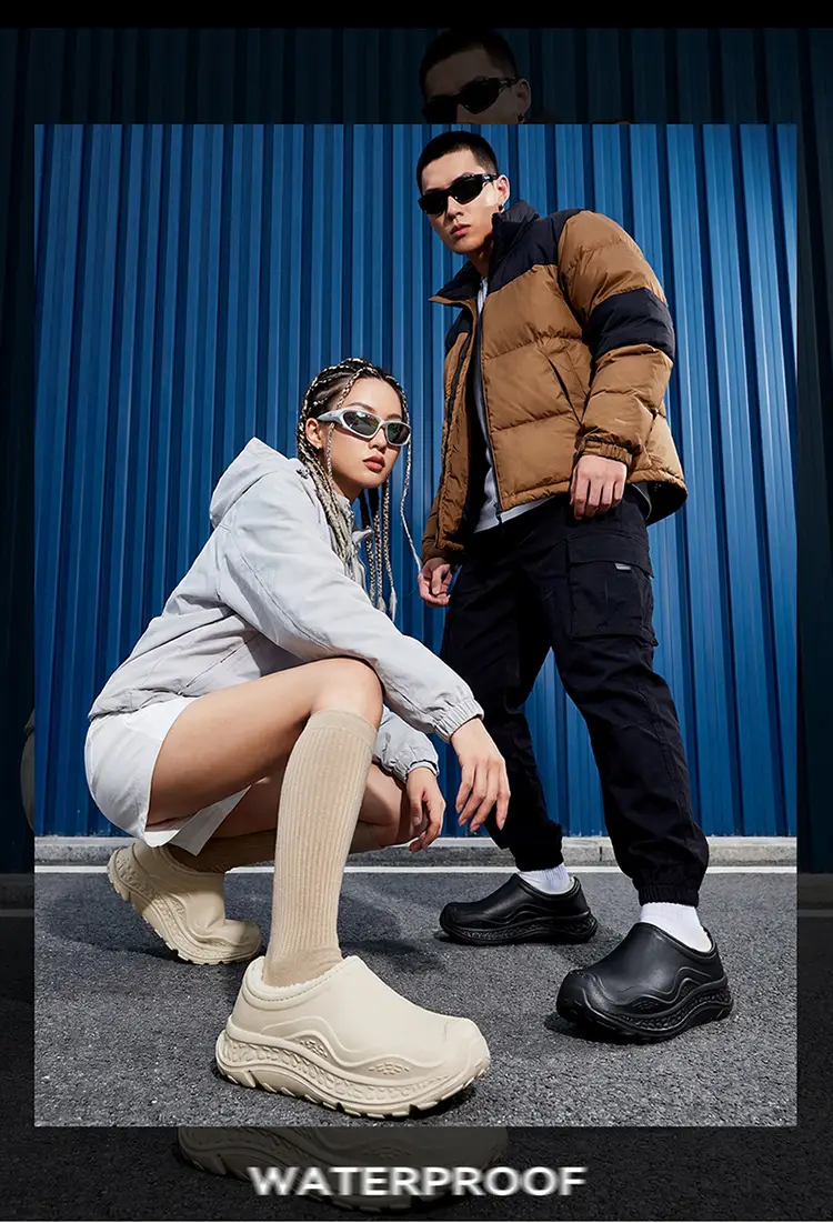 Waterproof Cotton Slippers for Men Women Autumn Winter 2025 — feature 10
