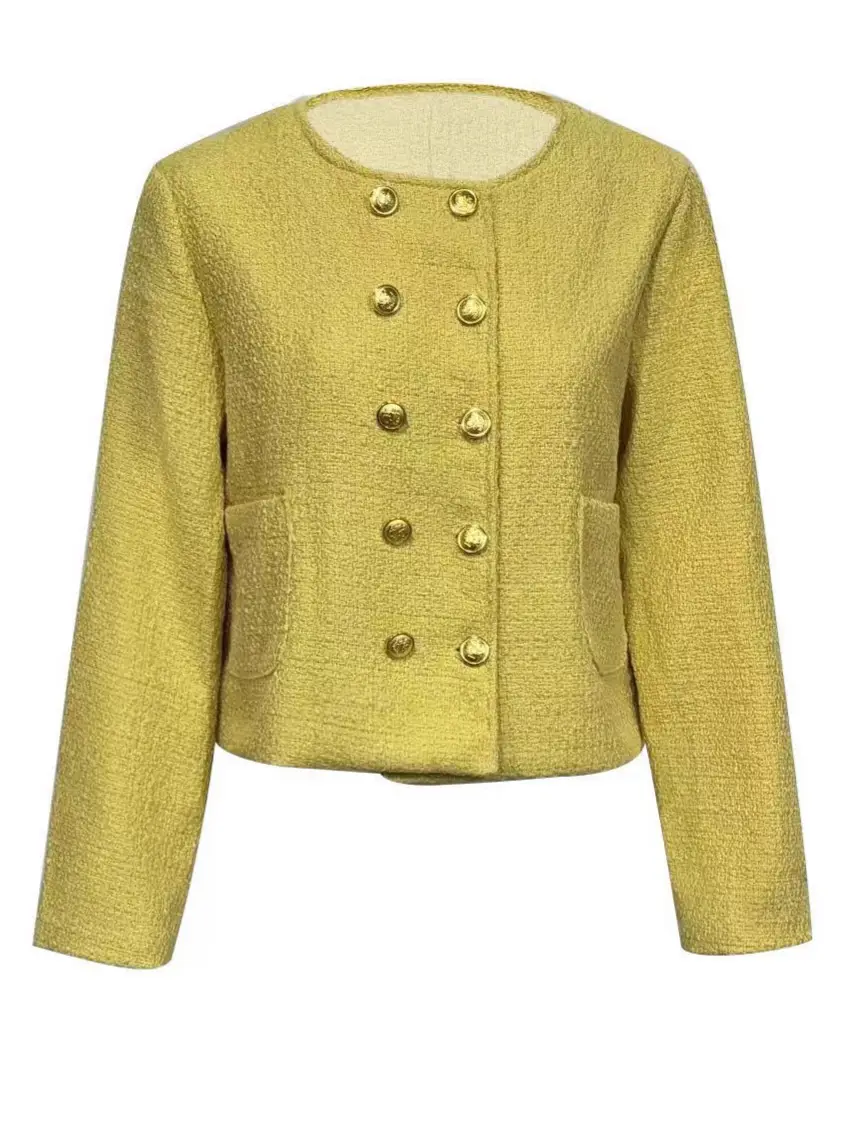 Autumn and Winter New French Short Chic Little Fragrance Jacket for Women, Spring and Autumn Style New Blazer Top - Image 6