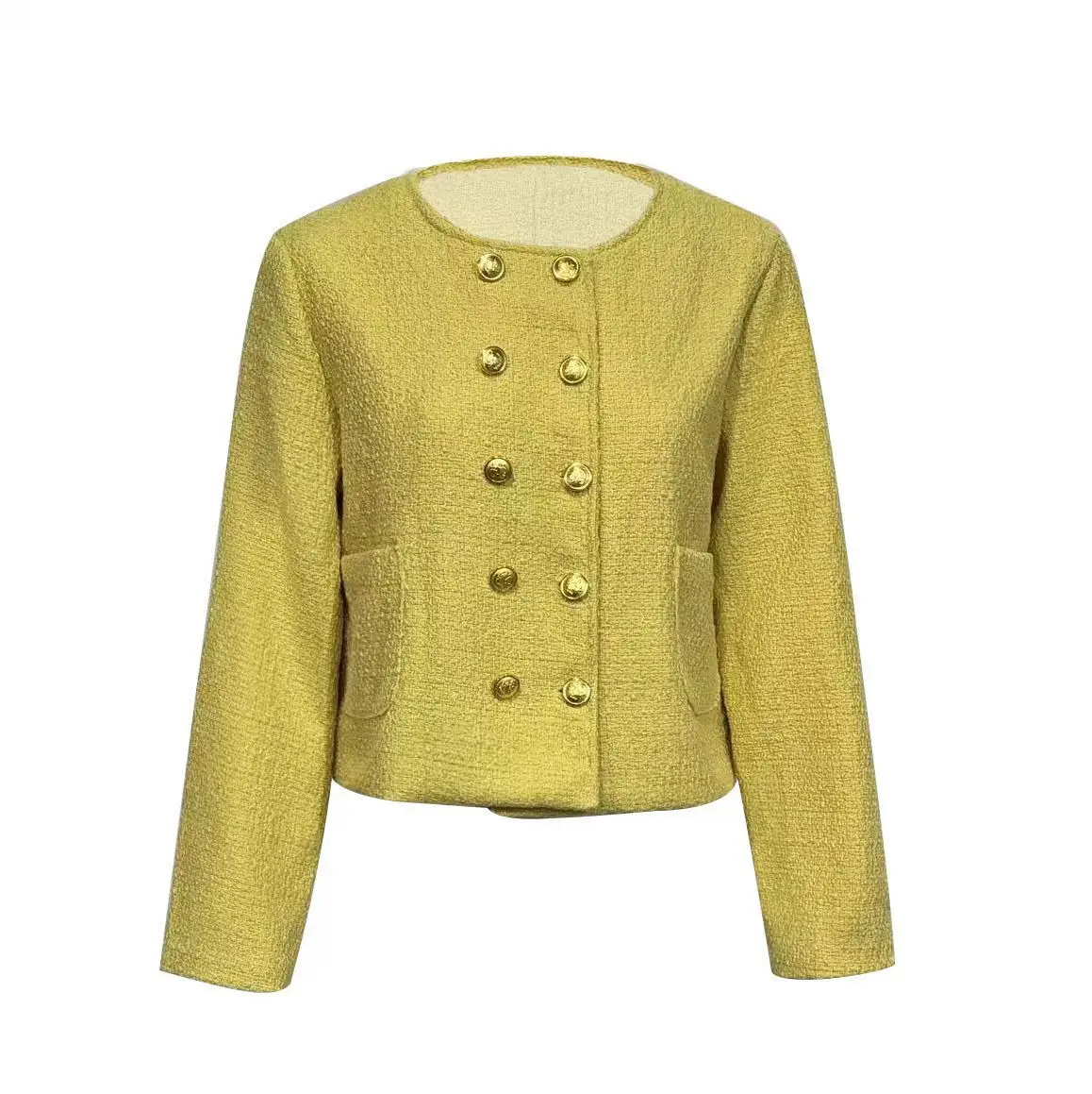 Autumn and Winter New French Short Chic Little Fragrance Jacket for Women, Spring and Autumn Style New Blazer Top — feature 9