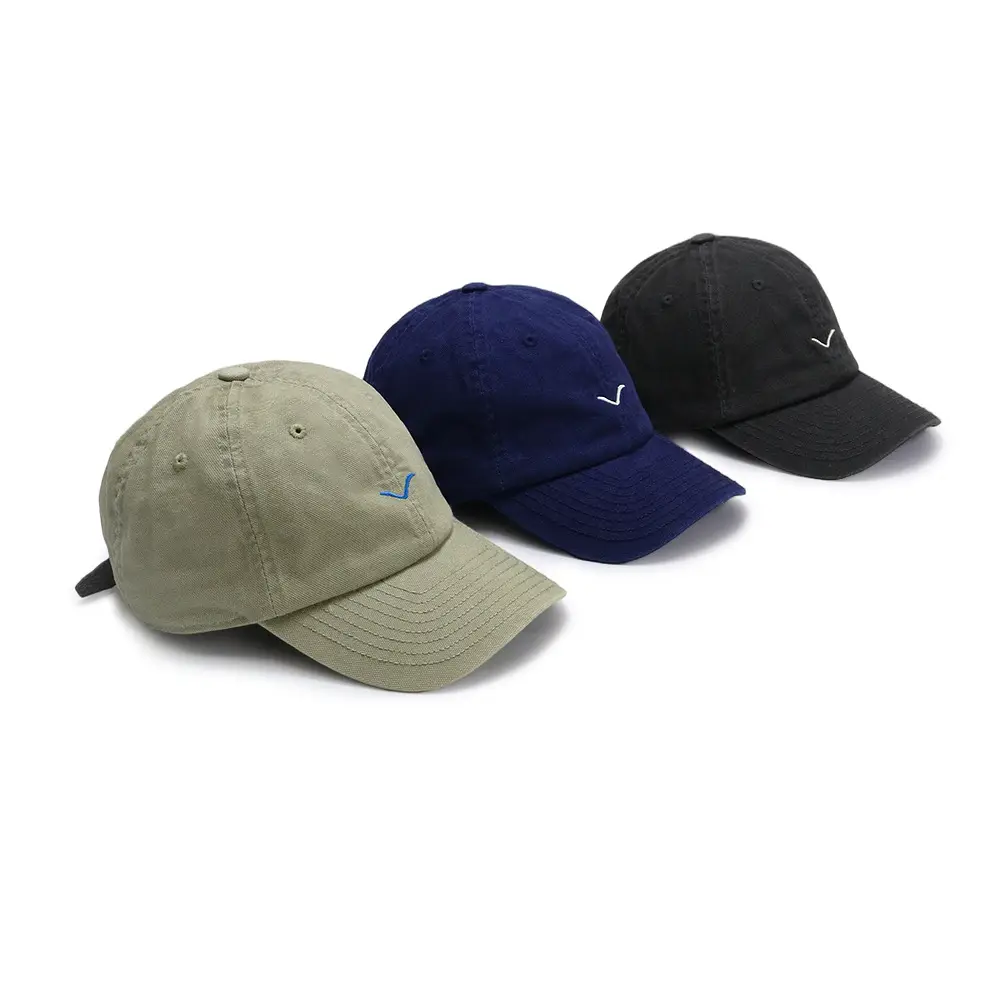 Olive Green Women's Adjustable Baseball Cap with Blue Logo - Image 8