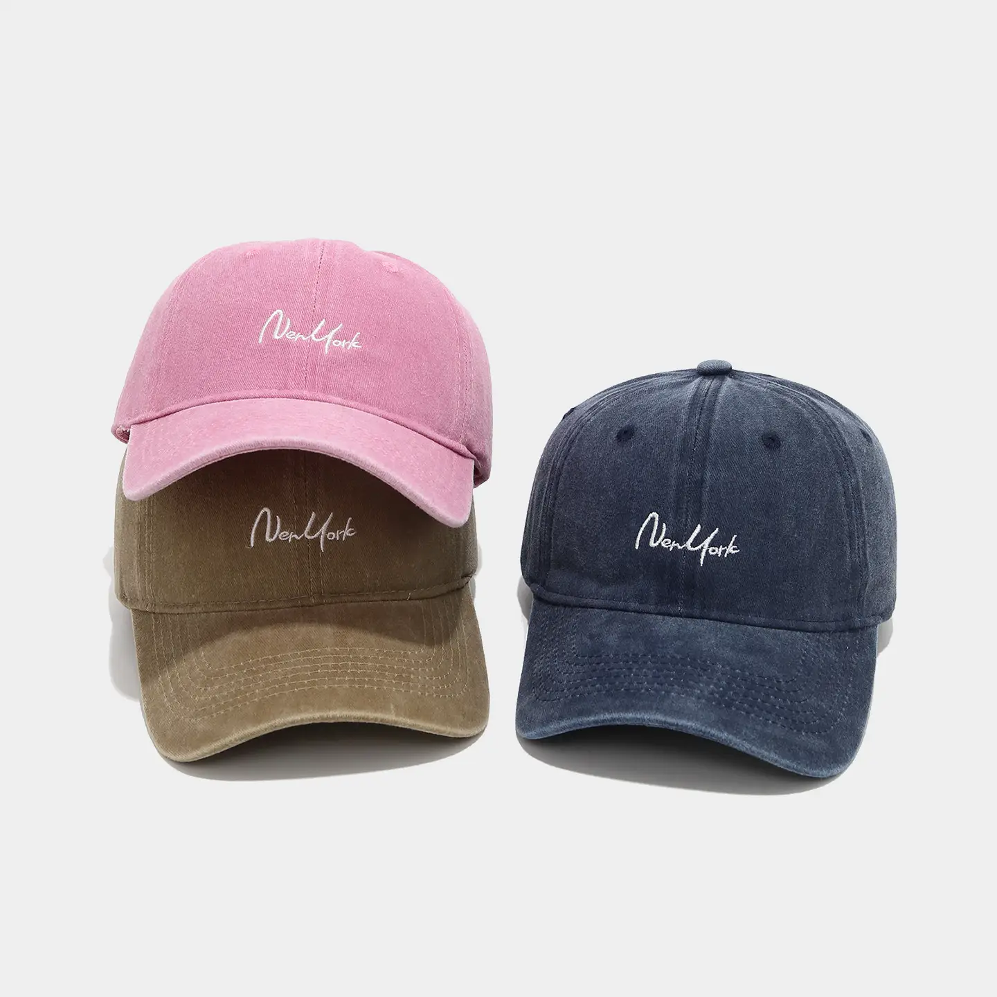 Green "New York" Embroidered Baseball Cap - Image 10