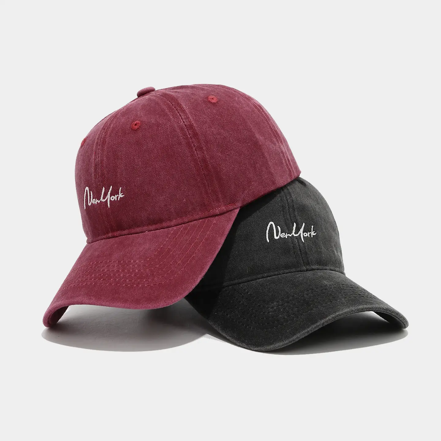 Green "New York" Embroidered Baseball Cap - Image 11