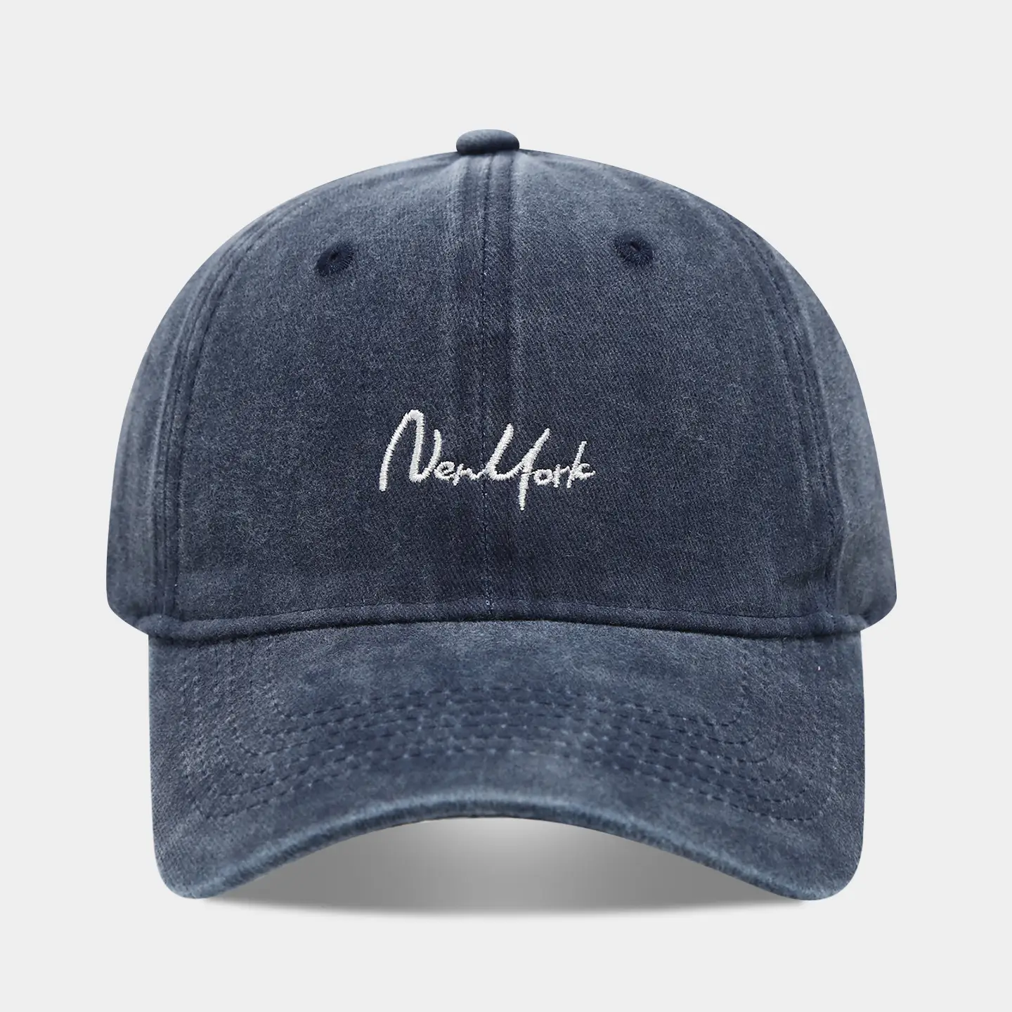 Green "New York" Embroidered Baseball Cap - Image 5