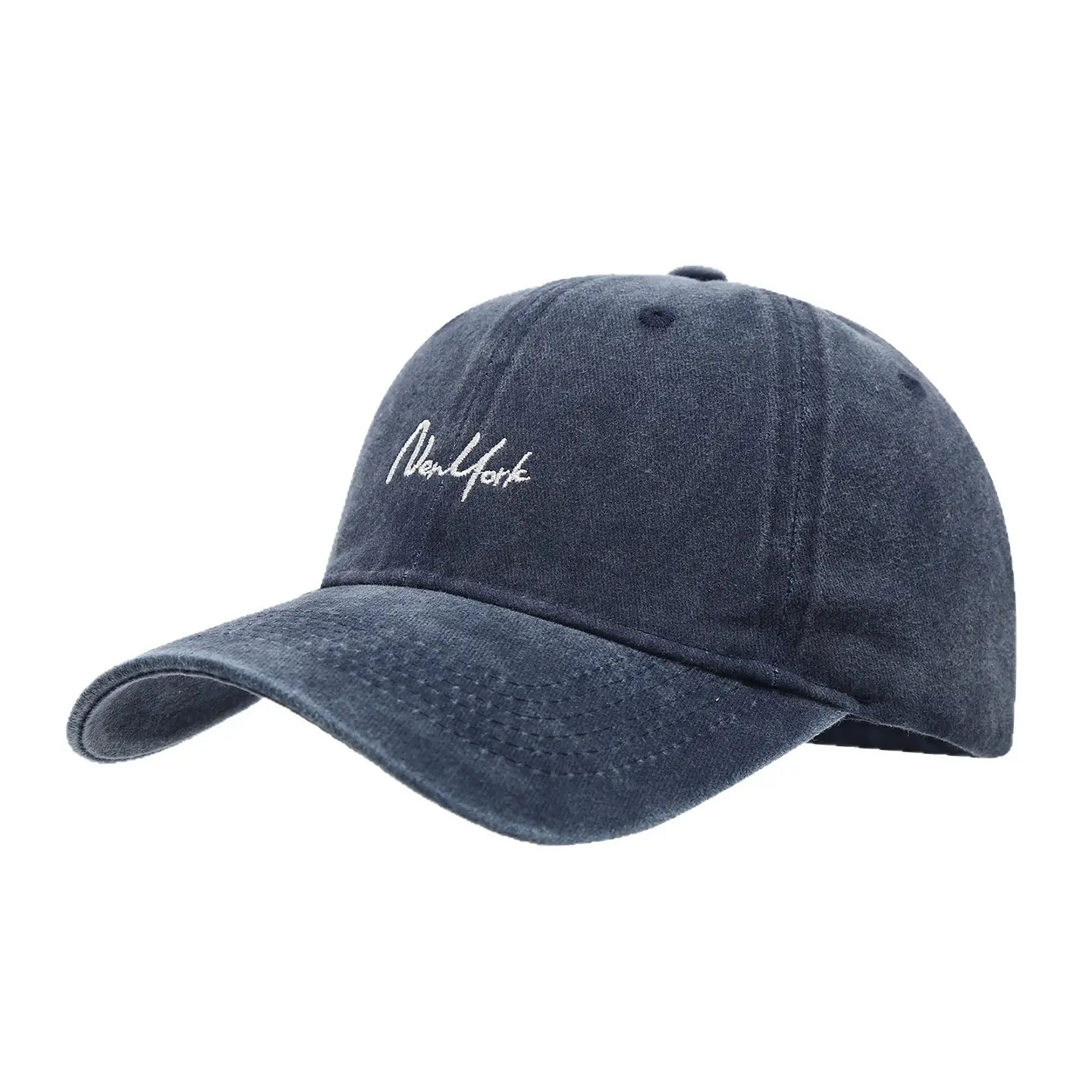 Green "New York" Embroidered Baseball Cap - Image 12