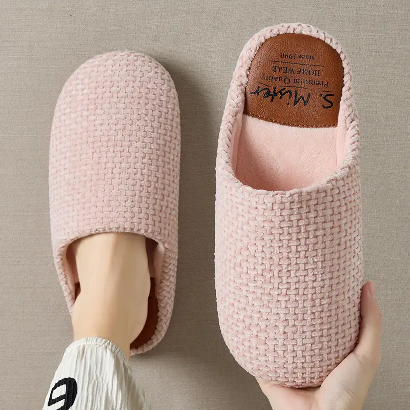 Men's Cotton Winter Slippers Warm Anti-Slip - Image 4