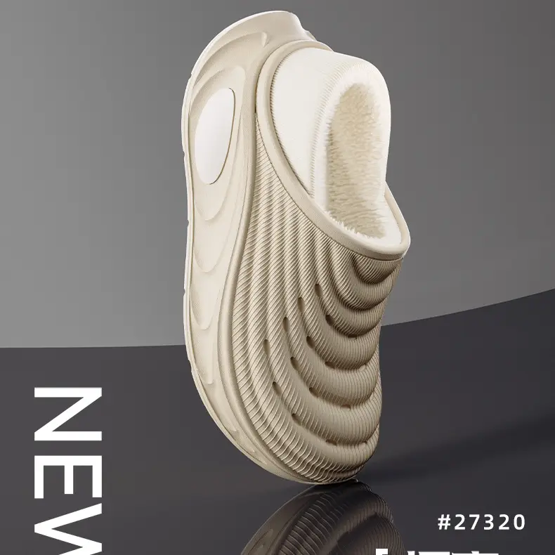 Men's Cotton Slippers for Winter 2026, Indoor Non-Slip Warm Home Slippers, Large Size, Closed-Back, Winter Style, Plush Slippers — feature 6