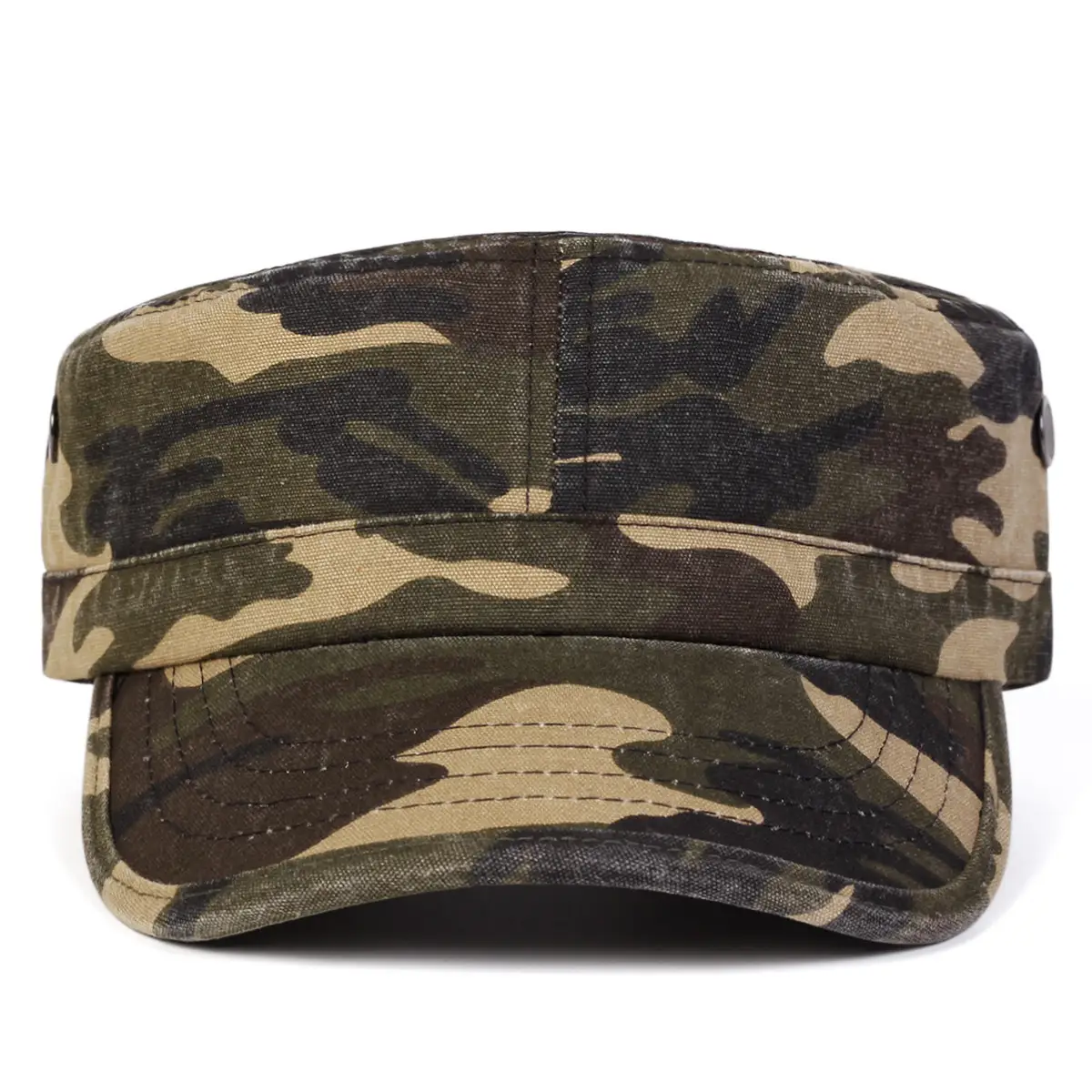 Men's Camouflage Washed Spring Cap Sun Hat - Image 3