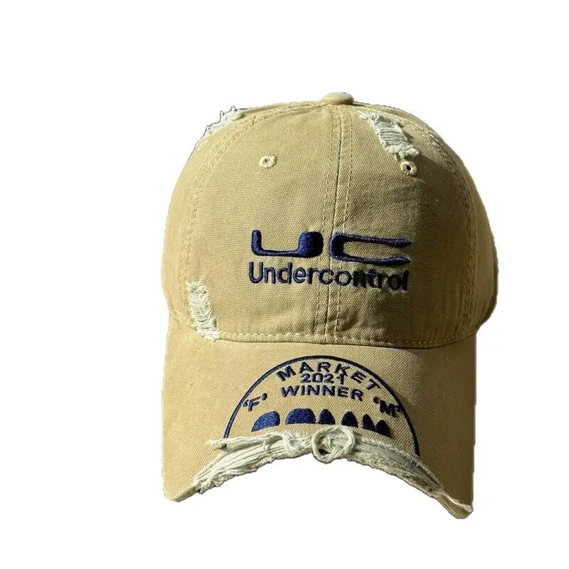 Undercontrol Vintage Baseball Cap for Women Face-Slimming Small Gray Duckbill Cap for Men Spring Summer Sunshade Hat - Image 11
