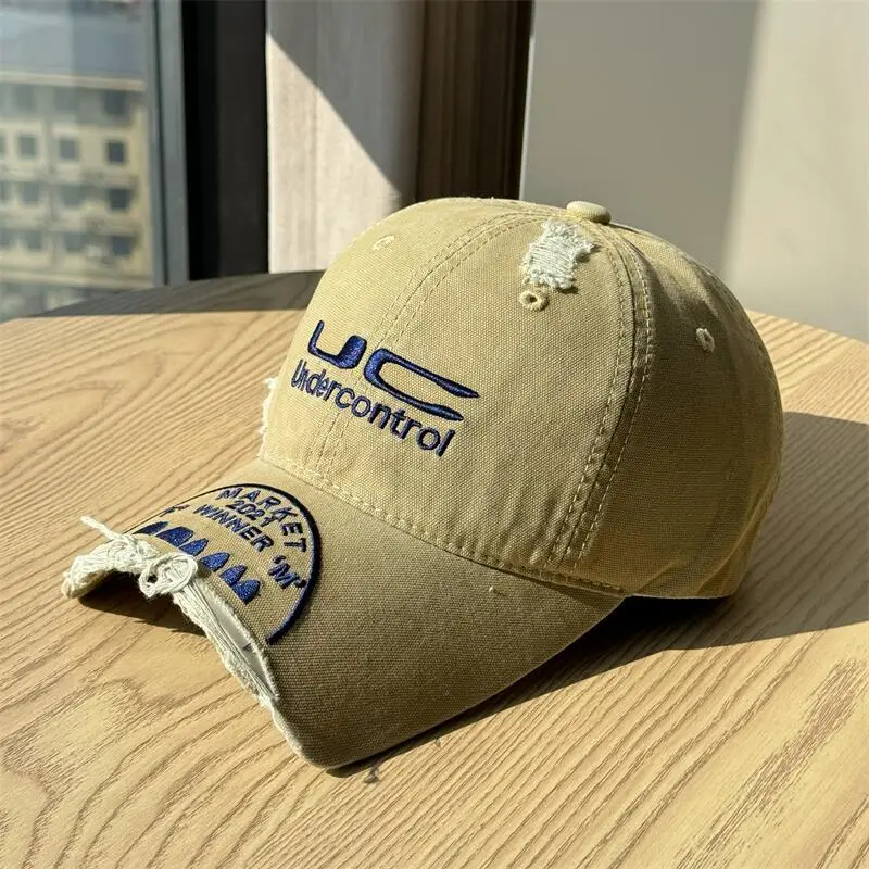 Undercontrol Vintage Baseball Cap for Women Face-Slimming Small Gray Duckbill Cap for Men Spring Summer Sunshade Hat — feature 10