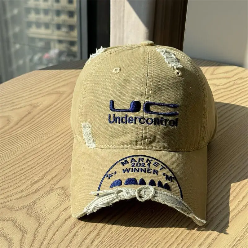 Undercontrol Vintage Baseball Cap for Women Face-Slimming Small Gray Duckbill Cap for Men Spring Summer Sunshade Hat — feature 11