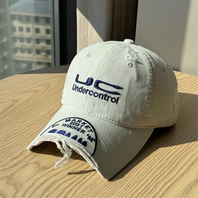 Undercontrol Vintage Baseball Cap for Women Face-Slimming Small Gray Duckbill Cap for Men Spring Summer Sunshade Hat — feature 6