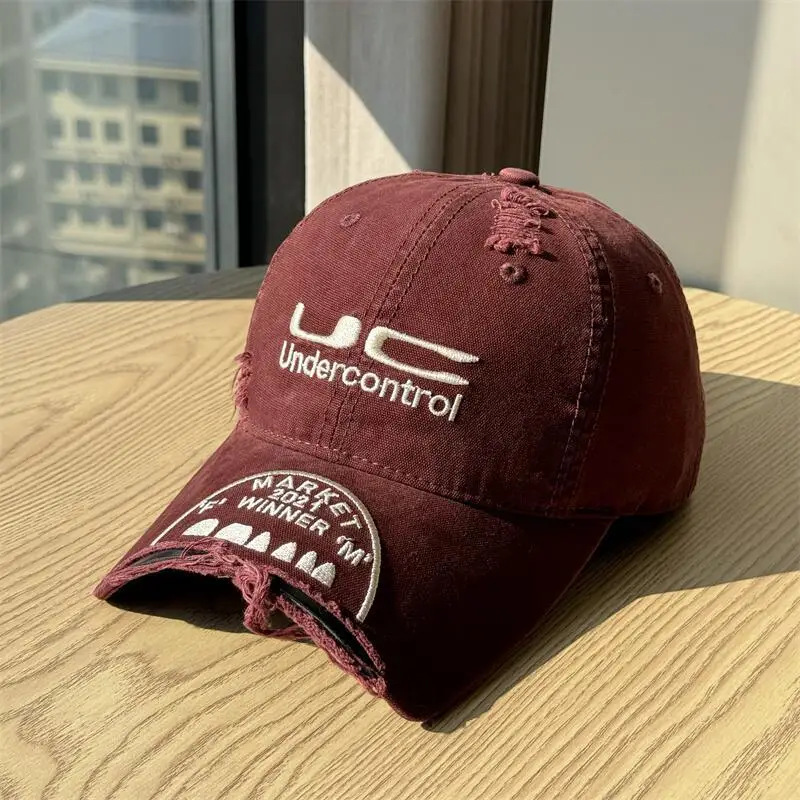 Undercontrol Vintage Baseball Cap for Women Face-Slimming Small Gray Duckbill Cap for Men Spring Summer Sunshade Hat — feature 8