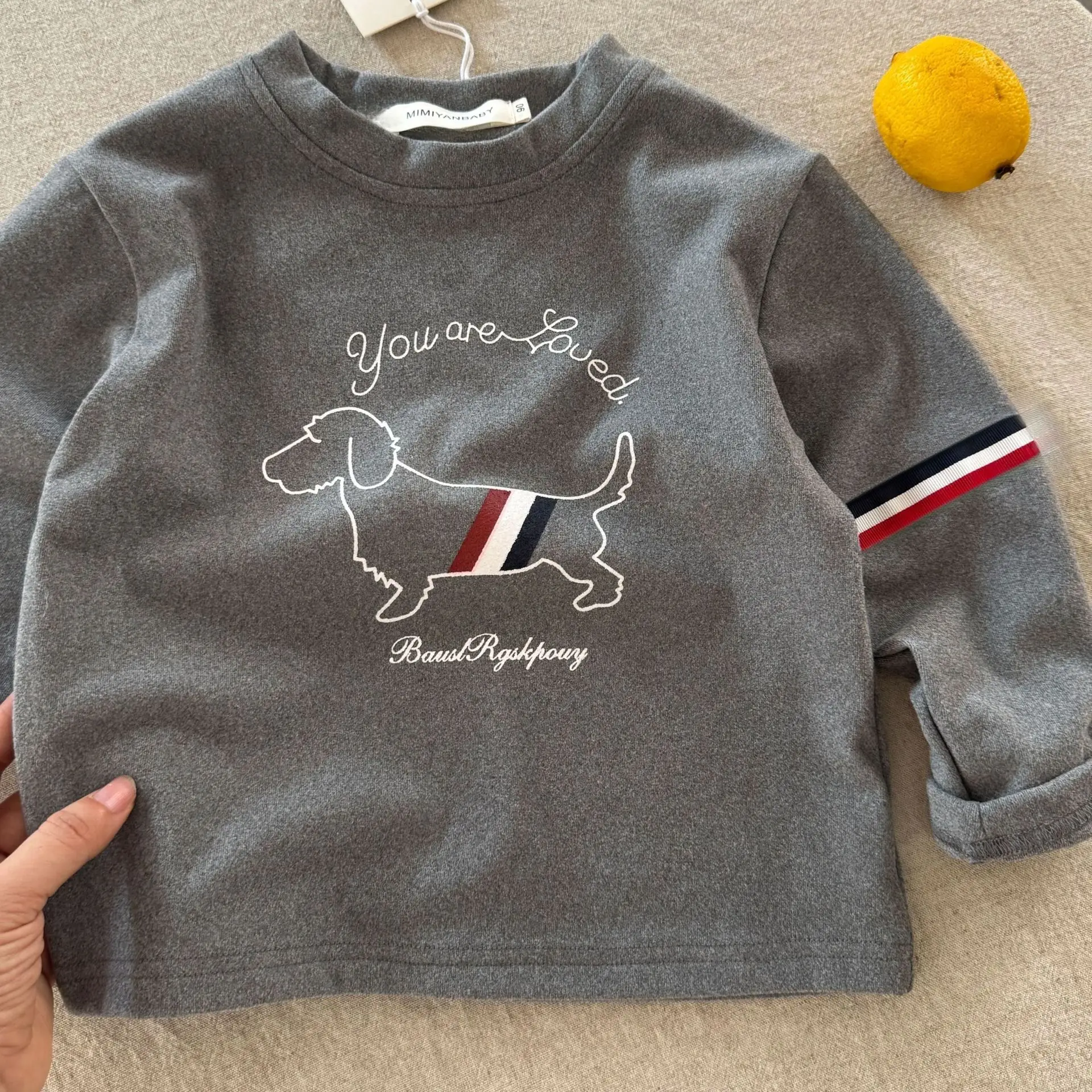 Velvet Bottoming Shirt for Boys Autumn Winter Warm T-Shirt - Image 7
