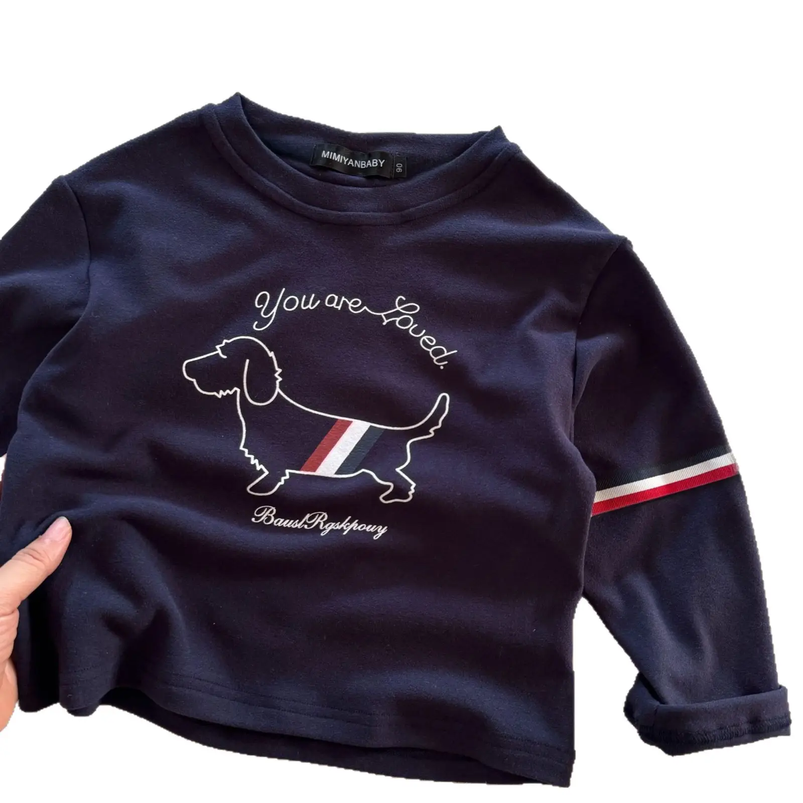 Velvet Bottoming Shirt for Boys Autumn Winter Warm T-Shirt - Image 9
