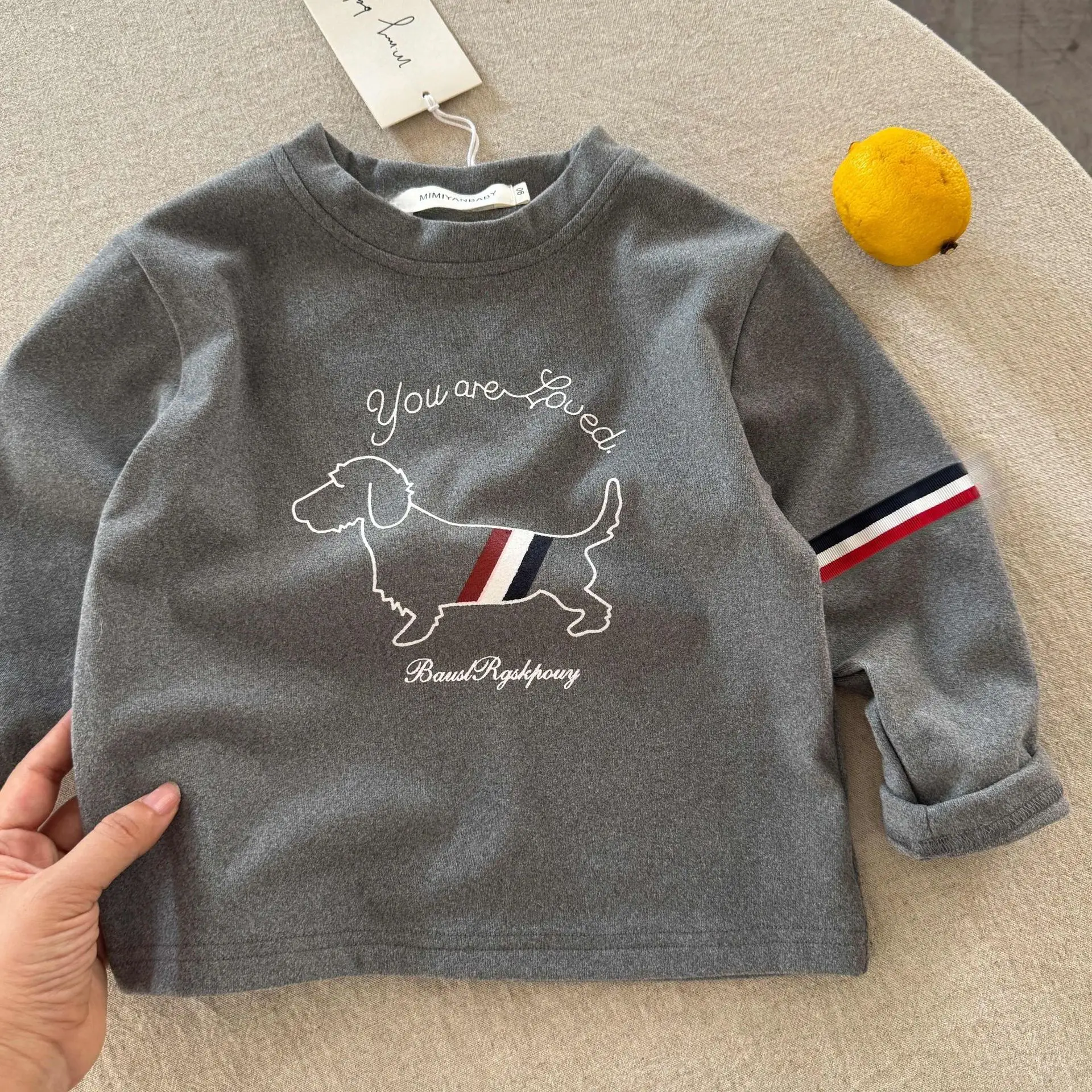 Velvet Bottoming Shirt for Boys Autumn Winter Warm T-Shirt - Image 2