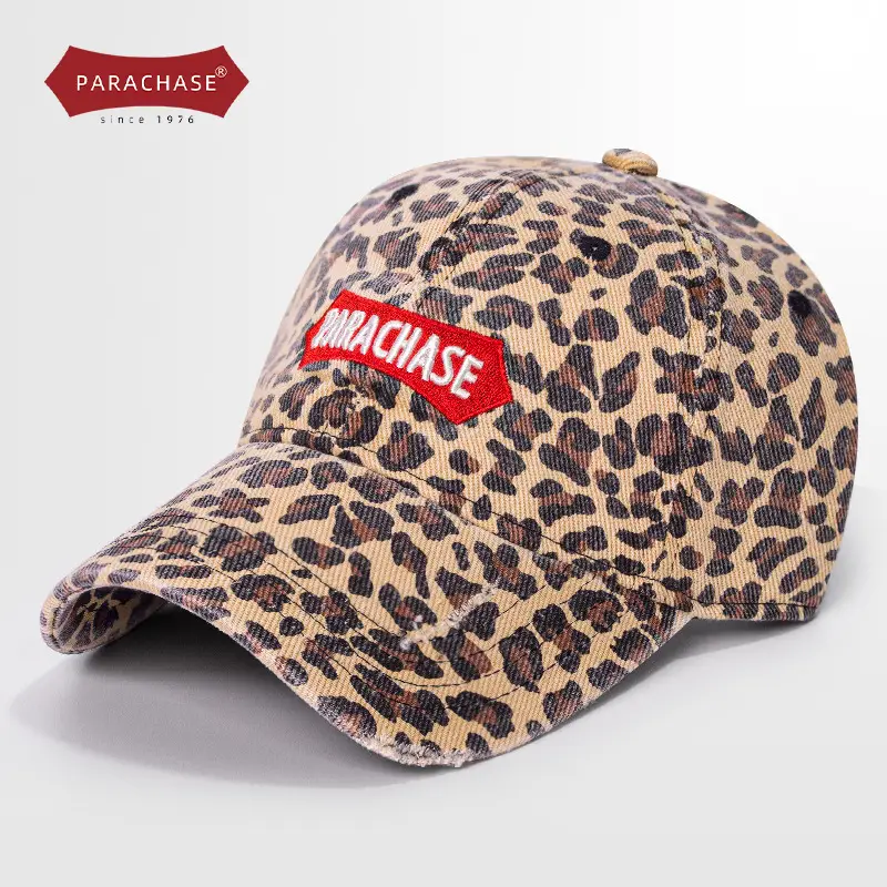 Vintage Unisex Baseball Cap Black Embroidered Parachase - Image 8