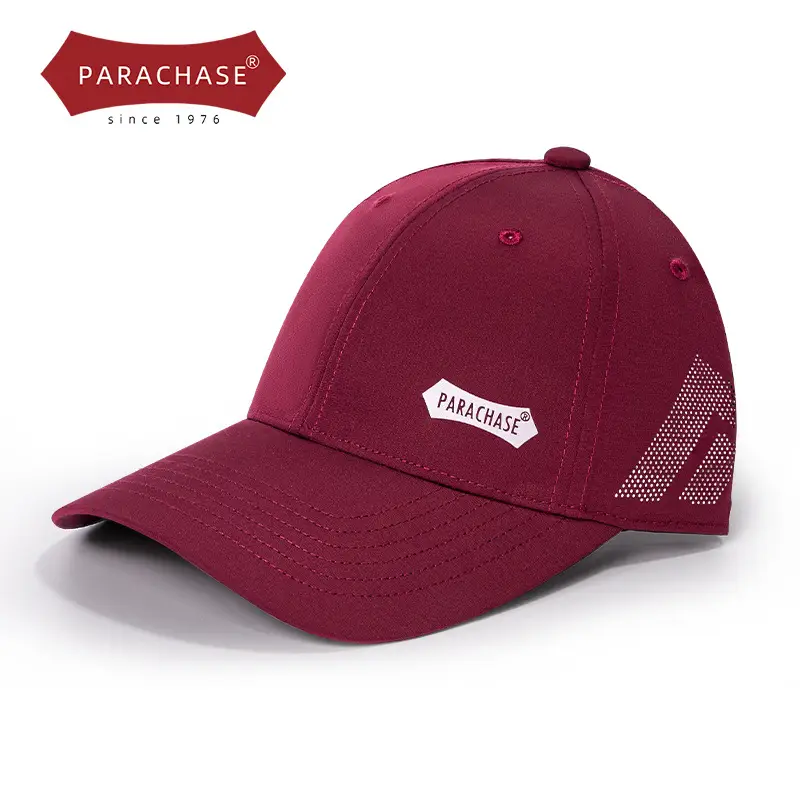Vintage Unisex Baseball Cap Black Embroidered Parachase - Image 3